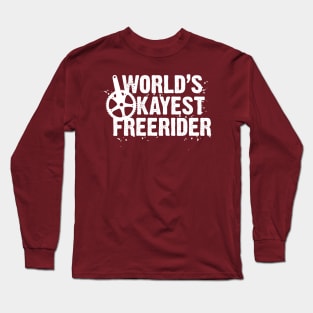 World's Okayest Freerider Long Sleeve T-Shirt